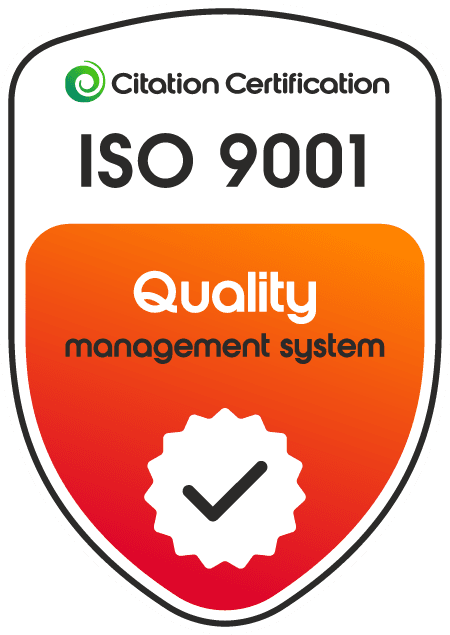 ISO 9001 Quality Management certified
